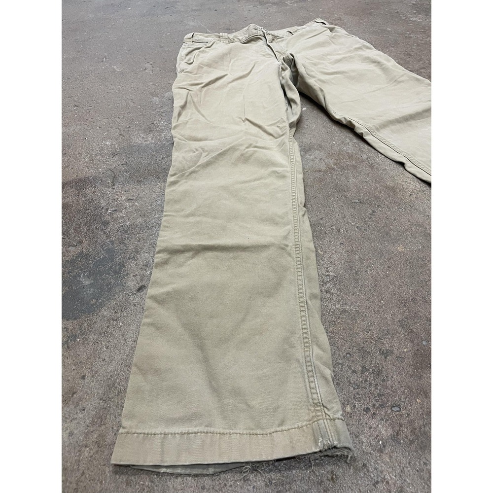 Carhartt Rugged Flex Canvas Work Pants Mens 34x34 Khaki‎ Tan Relaxed Fit 102291 - Picture 2 of 16